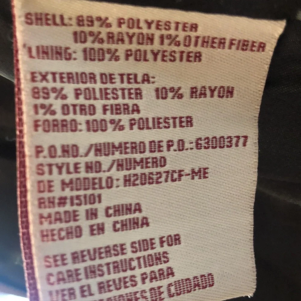 VERY NICE NEWER HYDRAULIC GRAY THE BLUE JEAN STANDARD COAT - Picture 8 of 8